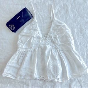 J. Crew white tank top